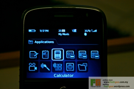 BlackBerry Bold - Application Screen