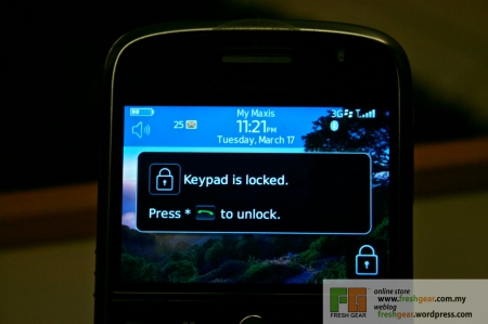 BlackBerry Bold - Auto Lock