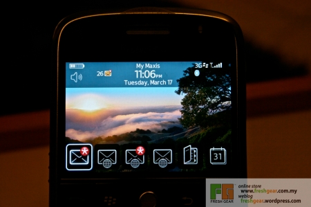 BlackBerry Bold - Main Screen