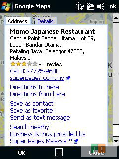 Found "Momo Japanese Restaurant"